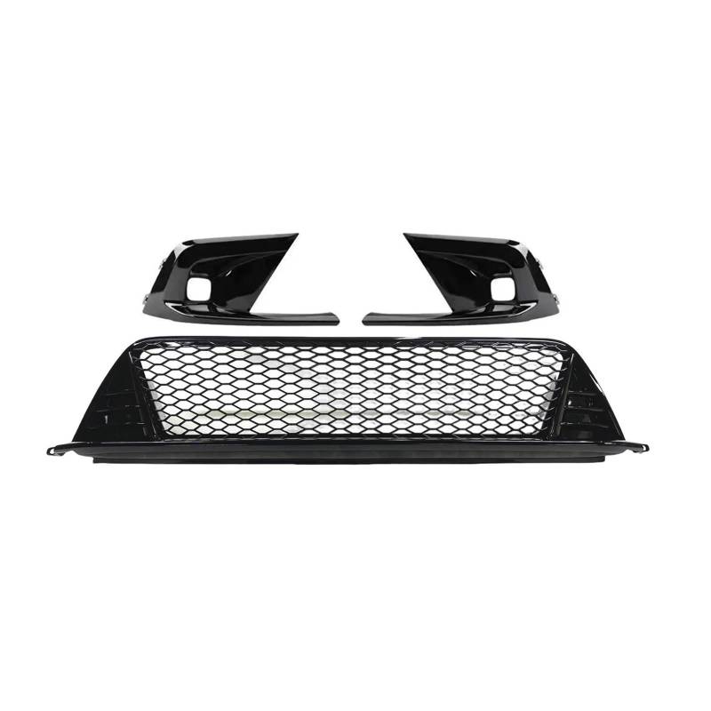 Kühler Für Civic 11. Generation 2022 2023 2024 Auto-Frontstoßstange Auto-Kit Frontstoßstangengrill Mesh Unterer Grill Grill(A and B) von ODKBFG