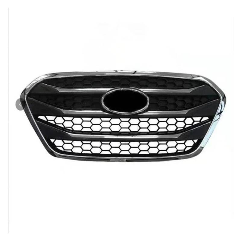 Kühler Für Hyundai Für IX35 2013 Auto Styling Zubehör Kühlergrill Oberen Kühler Haube Grill Grill(Silver Plating) von ODKBFG