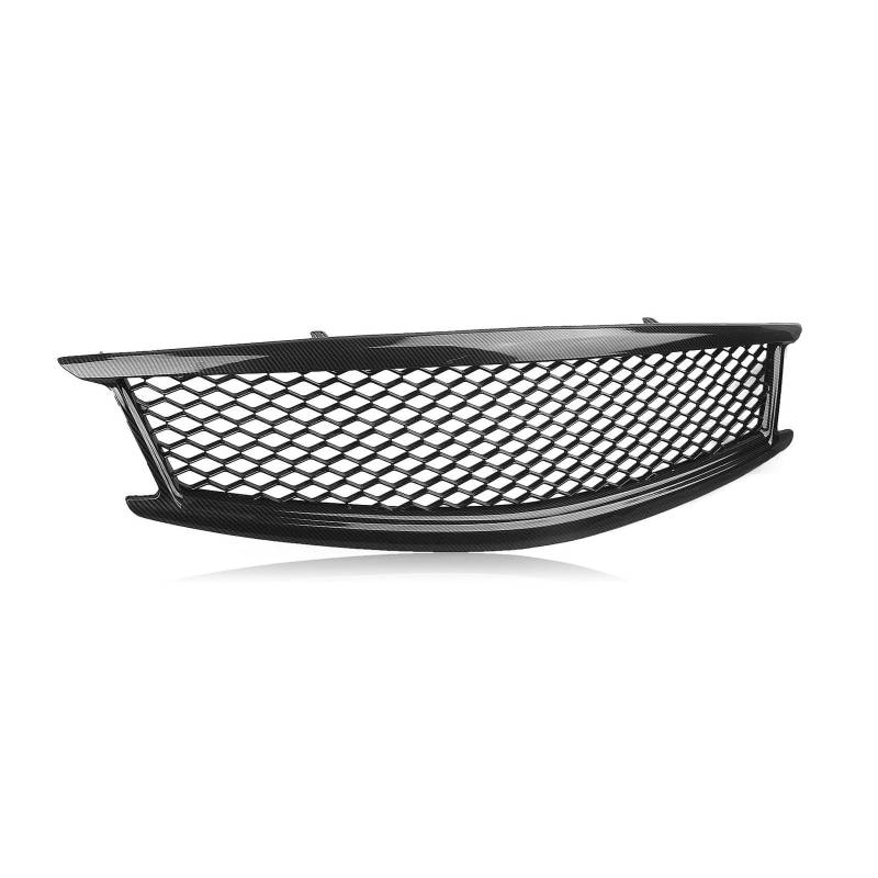 Kühler Für Infiniti G25 G37 Limousine 4 Tür 2010-2013 Kühlergrill Grill Carbon Look Auto Oberen Stoßfänger Haube Mesh Teil ABS Kunststoff Grill(Kohlefaser-Optik) von ODKBFG