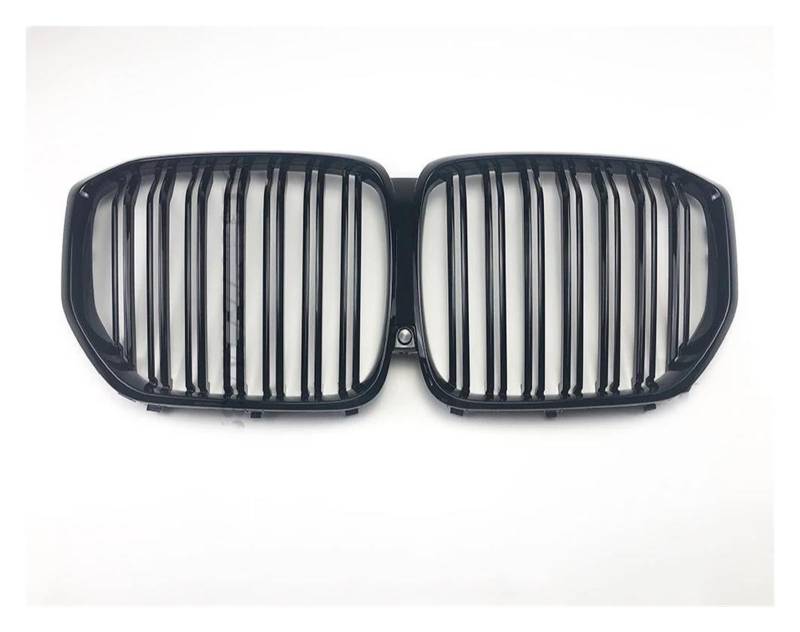 Kühler Für Neu Für X5M G05 F95 2019-2022 Styling Tuning Facelift Zubehör Center Mesh Front Einlass Stoßfänger Grille Racing Nieren Grill Grill(2 Line Glossy Black) von ODKBFG