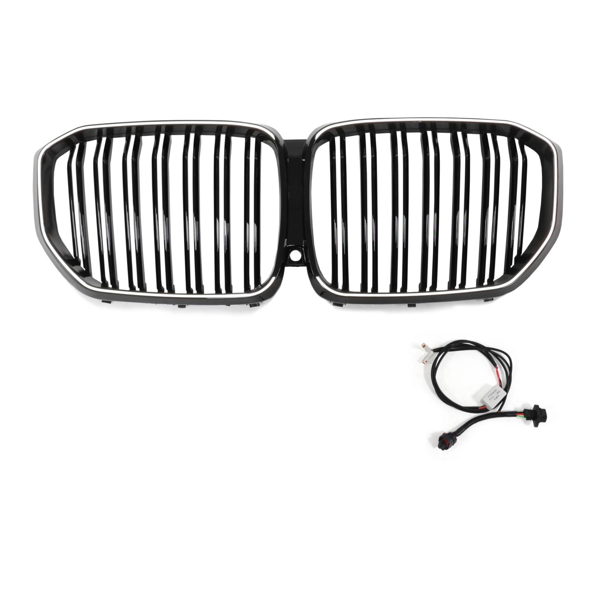 Kühler Für X5 G05 2019-2022 Auto Kühlergrill Front Stoßstange Grill Ersatz Doppel Linie Kühlergrill Mesh Vorne Grill Kühler Für X5 G05 2019-2022 Auto Kühlergrill Front Stoßstange Grill Ersatz Doppel Linie Kühlergrill Mesh Vorne Grill von ODKBFG