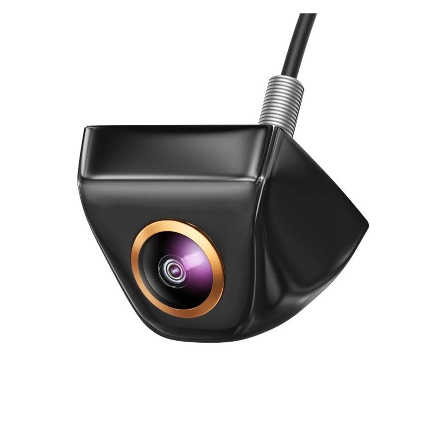 Rückansicht Kamera 170 ° Full HD Nacht FÜR Vision Reverse AHD Fisheye Fahrzeug Parkplatz Kamera Goldene Linse Auto Rückansicht Kamera Rückfahrkamera(Black-AHD1080P) von ODKBFG
