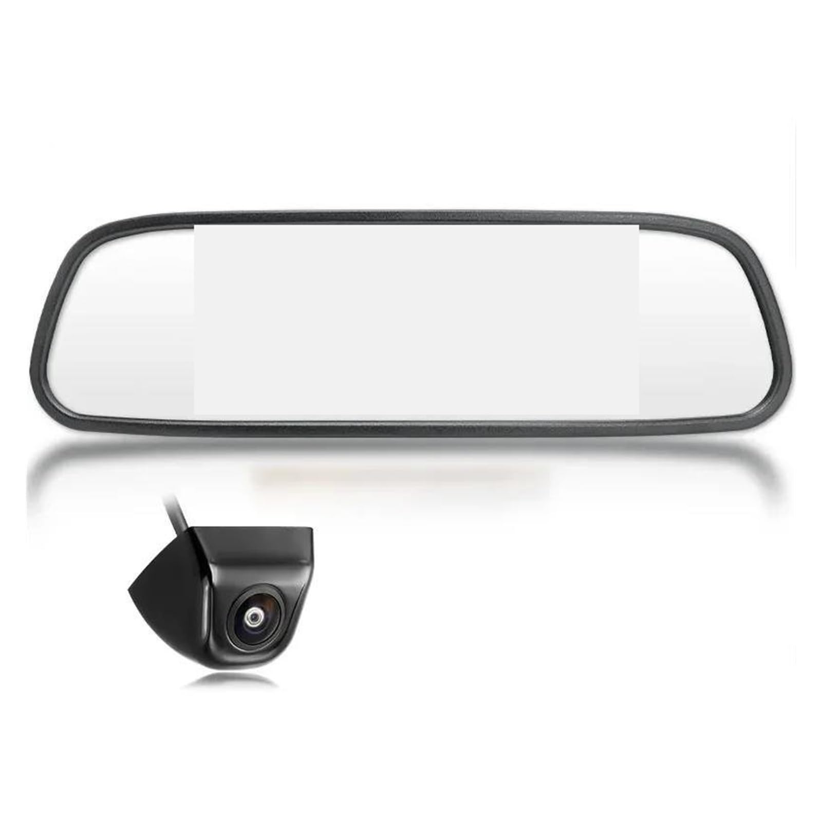 Rückansicht Kamera 5-Zoll-Auto-Rückspiegel-Monitor 170 Grad Sternenlicht-Nachtsicht-Rückfahrkamera Fahrzeug AHD 1920 X 1080P Rückfahrkamera(Add AHD720P Camera) von ODKBFG