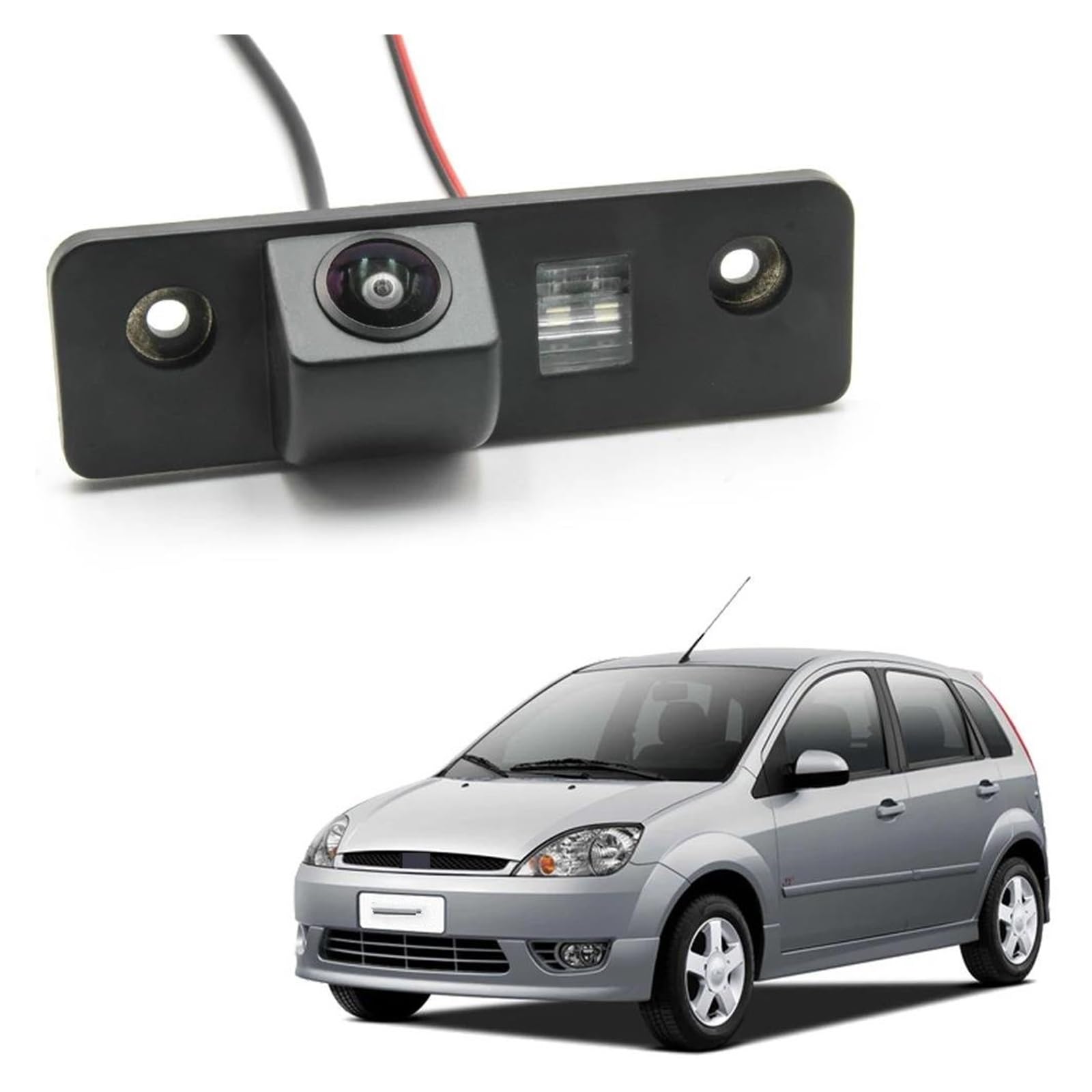 Rückansicht Kamera Auto Reverse Parkplatz Monitor CCD HD AHD Fisheye Rückansicht Kamera Für Ford Für Fiesta MK5 Fließheck 2002-2008 Rückfahrkamera(A120 CVBS 680x480) von ODKBFG