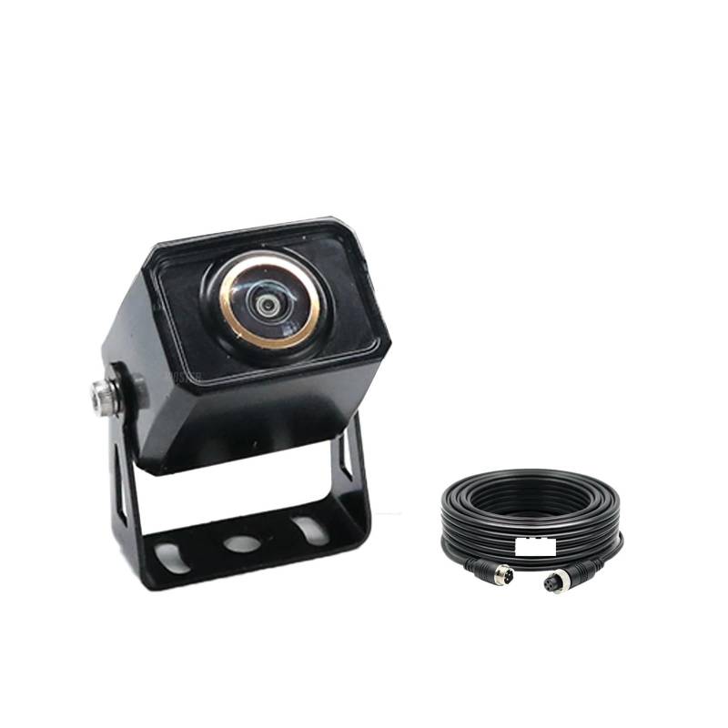 Rückansicht Kamera Auto Rückansicht Kamera Nacht Für Vision Wasserdicht Fahrzeug Rückfahr Für Caravan AHD 720P PAL 4Pin Fisheye Objektiv HD Für Mini Größe Rückfahrkamera(Camera with 5m) von ODKBFG