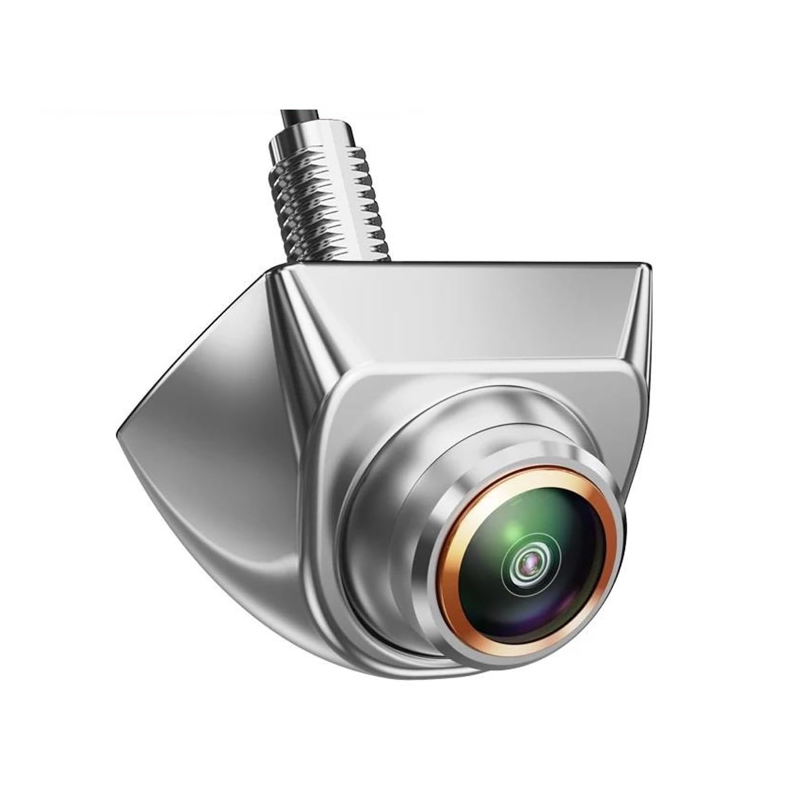 Rückansicht Kamera Auto-Rückfahrkamera 170 ° Fisheye Goldene Linse Full HD Nachtansicht Für Sicht Fahrzeug Rückfahrkameras Vorne G899 AHD 1920 X 1080P Rückfahrkamera(Silver-AHD1080P) von ODKBFG