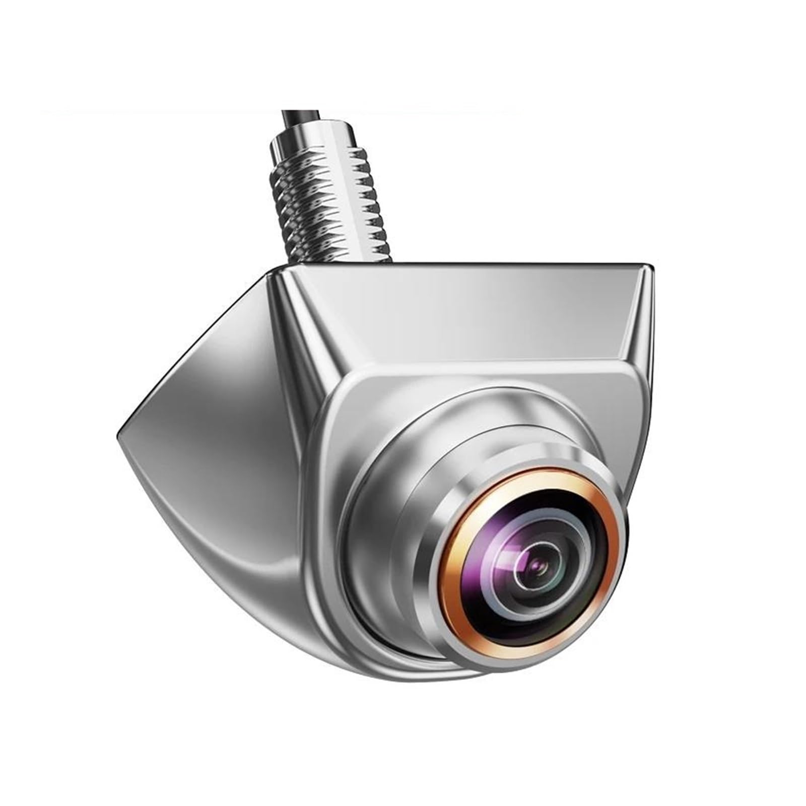 Rückansicht Kamera Auto-Rückfahrkamera 170 ° Fisheye Goldene Linse Full HD Nachtansicht Für Sicht Fahrzeug Rückfahrkameras Vorne G899 AHD 1920 X 1080P Rückfahrkamera(Silver-CVBS-AHD720P) von ODKBFG