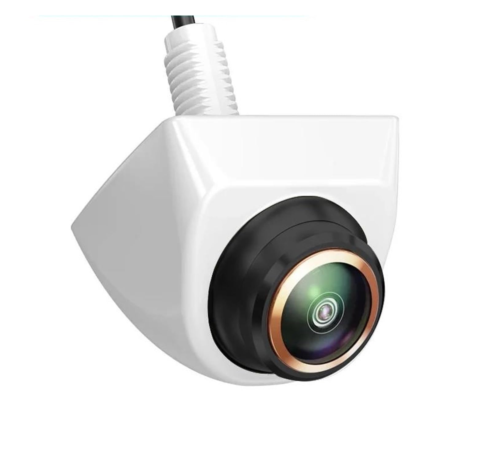 Rückansicht Kamera Auto Rückfahrkamera Auto Rückfahrkamera AHD CVBS 1080P Full HD Rückfahrbildkamera 170° Weitwinkel Nachtsicht Fisheye Len Rückfahrkamera(White-CVBS-AHD720P) von ODKBFG