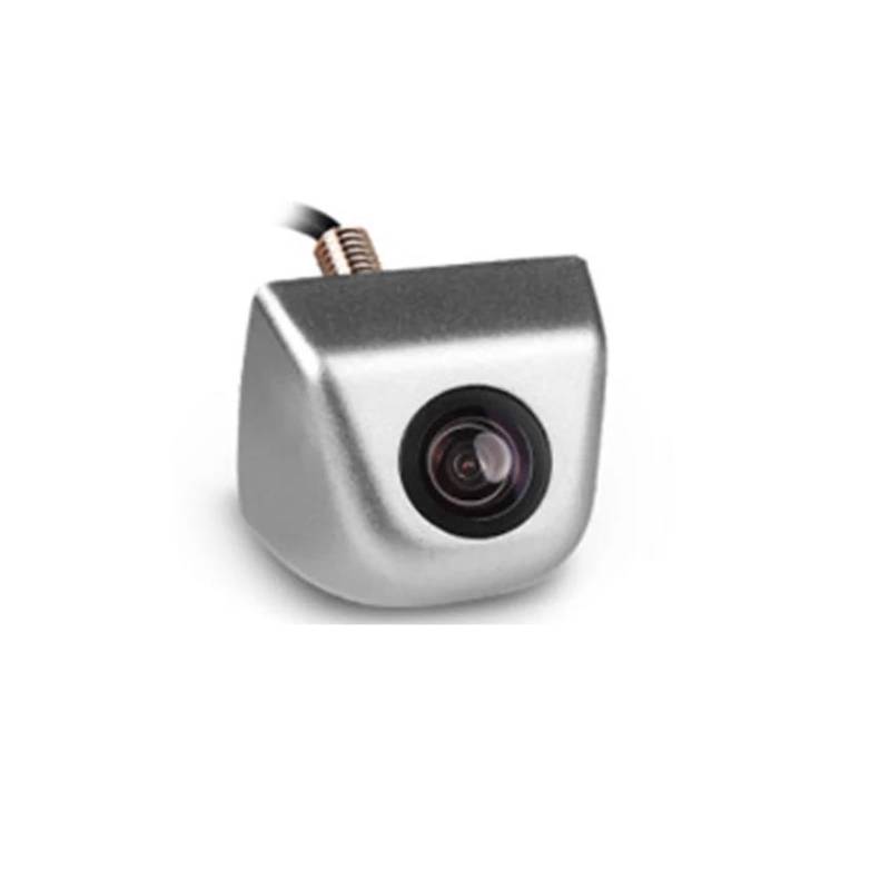 Rückansicht Kamera Auto-Rückfahrkamera Mit Schraube Externe CCD-High-Definition-Rückfahrkamera 170 ° Weitwinkel-Auto-Nachtsicht Wasserdichtes Metall Rückfahrkamera(Silber) von ODKBFG