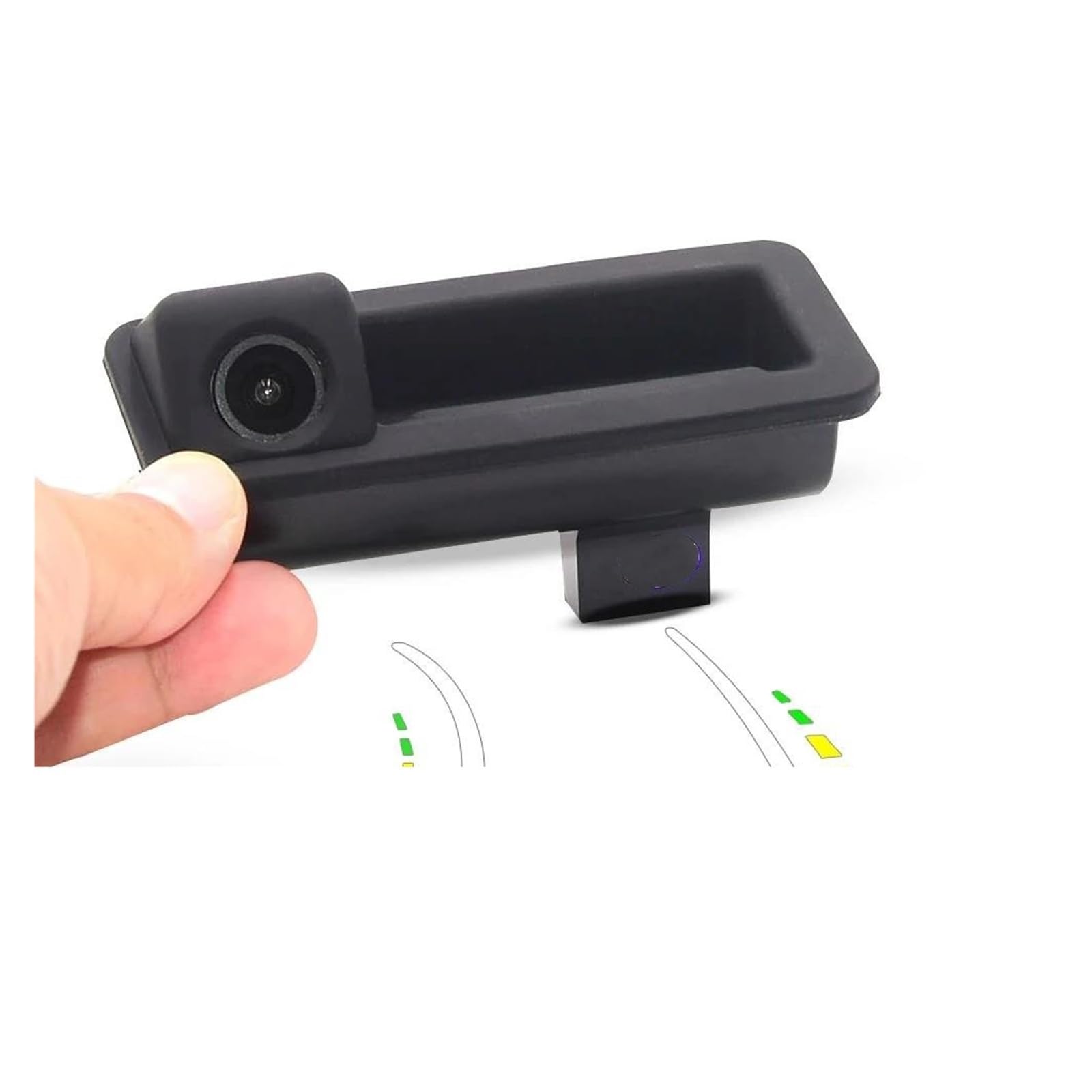 Rückansicht Kamera Dynamische Flugbahn Auto Rückfahrkamera Für Ford 2 Für Fließheck Für Kuga 2C Für Mondeo MK2 MK4 Für CMAX Für Smax Rückfahrkamera(Wireless Dynamic cam) von ODKBFG