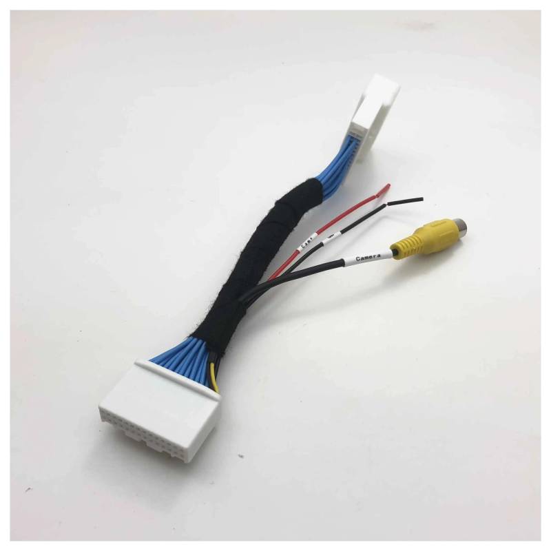 Rückansicht Kamera Fisch Auge Rückansicht Kamera Arbeit Mit OEM Stereo Backup Reverse Parkplatz Kamera Adapter Für Mazda 2 Für Demio DJ Für Hatch 2015~2023 Rückfahrkamera(Adapter Cable) von ODKBFG