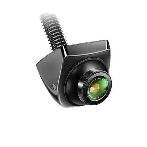 Rückansicht Kamera Universal Auto Reverse Backup Kamera AHD 180 Grad Fisch Auge Objektiv Sternenlicht Nachtsicht Fahrzeug Hinten/Vorne Ansicht Kamera Sichtbar Rückfahrkamera(A 720P) von ODKBFG