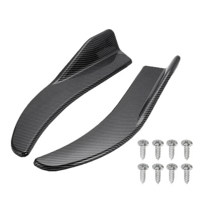 Seitenschweller Splitter 1 Paar Universal Auto Seite Rock Auto Bumper Spoiler Vorne Hinten Lip Anti-kollision Für Benz Seitenschürze(Kohlefaser) von ODKBFG