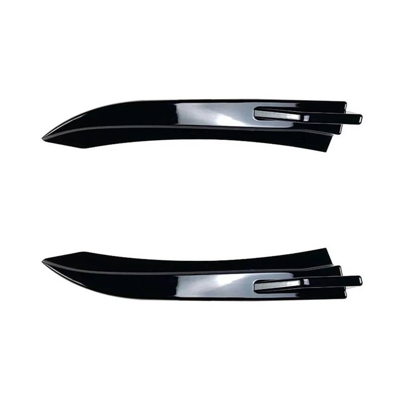 Seitenschweller Splitter 2 STÜCKE Heckstoßstange Splitter Seitenspoiler Canards Abdeckung Body Kit Trim Für F32 F33 F36 Sport Tech 2015-2018 Autozubehör Seitenschürze(Schwarz) von ODKBFG