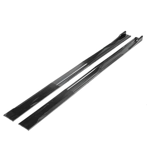 Seitenschweller Splitter 2m 2,18 M 8PCS Universal Auto Seite Röcke Für Benz Sport Styling Kotflügel Splitter Stoßstange Seitenschürze(2.18m Bright Black) von ODKBFG