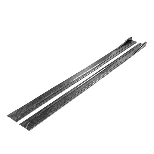 Seitenschweller Splitter 2m 2,18 M 8PCS Universal Auto Seite Röcke Für Benz Sport Styling Kotflügel Splitter Stoßstange Seitenschürze(2m Carbon Fiber) von ODKBFG