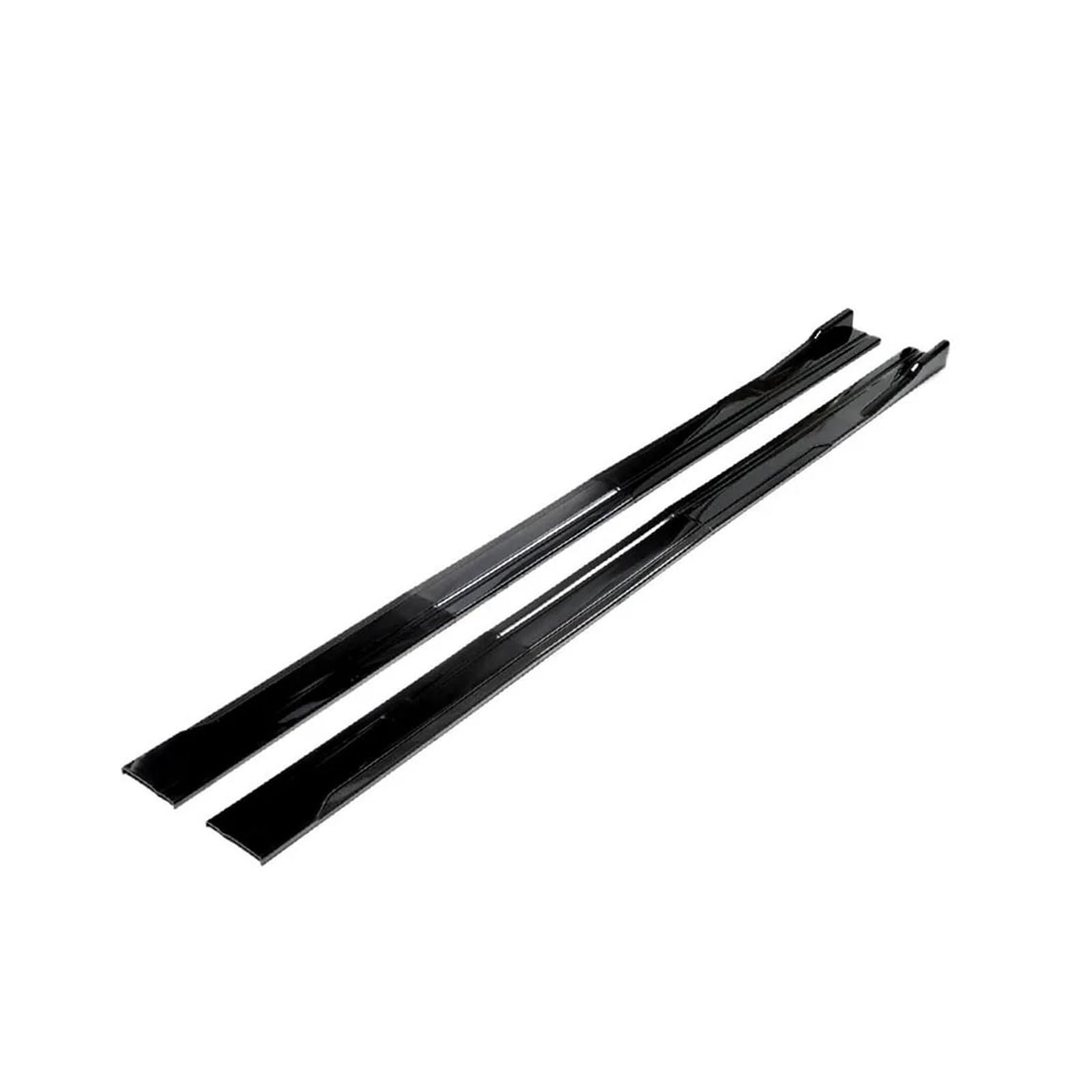 Seitenschweller Splitter 2m 2,18m Universal Auto Seitenschweller Für Verlängerung Splitter Stoßstange Racing Seitenflügel Stoßstange Lippe Seitenspoiler Seitenschürze(6pcs Glossy Black 2m) von ODKBFG