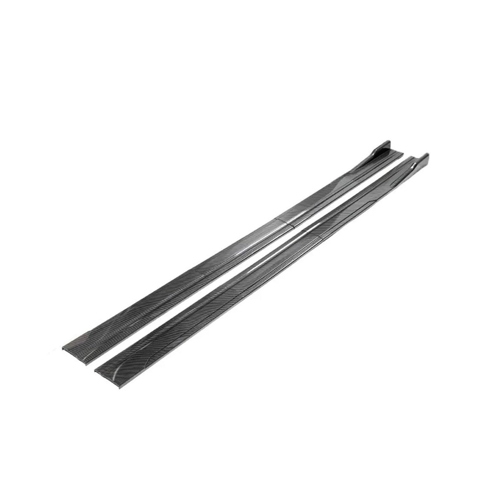 Seitenschweller Splitter 2m 2,18m Universal Für Toyota Auto Seitenschweller Verlängerung Splitter Stoßstange Racing Seitenflügel Stoßstange Lippe Seitenspoiler Seitenschürze(Carbon Fiber 2.18m) von ODKBFG