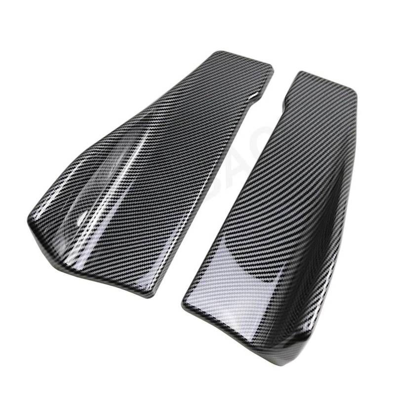 Seitenschweller Splitter 35cm Auto Heckstoßstange Lip Splitter Seitenschweller Verlängerung Body Kit Schutzleisten Universal Für F30 F31 Sport 2013-2019 Seitenschürze(Carbon Fiber Pattern) von ODKBFG