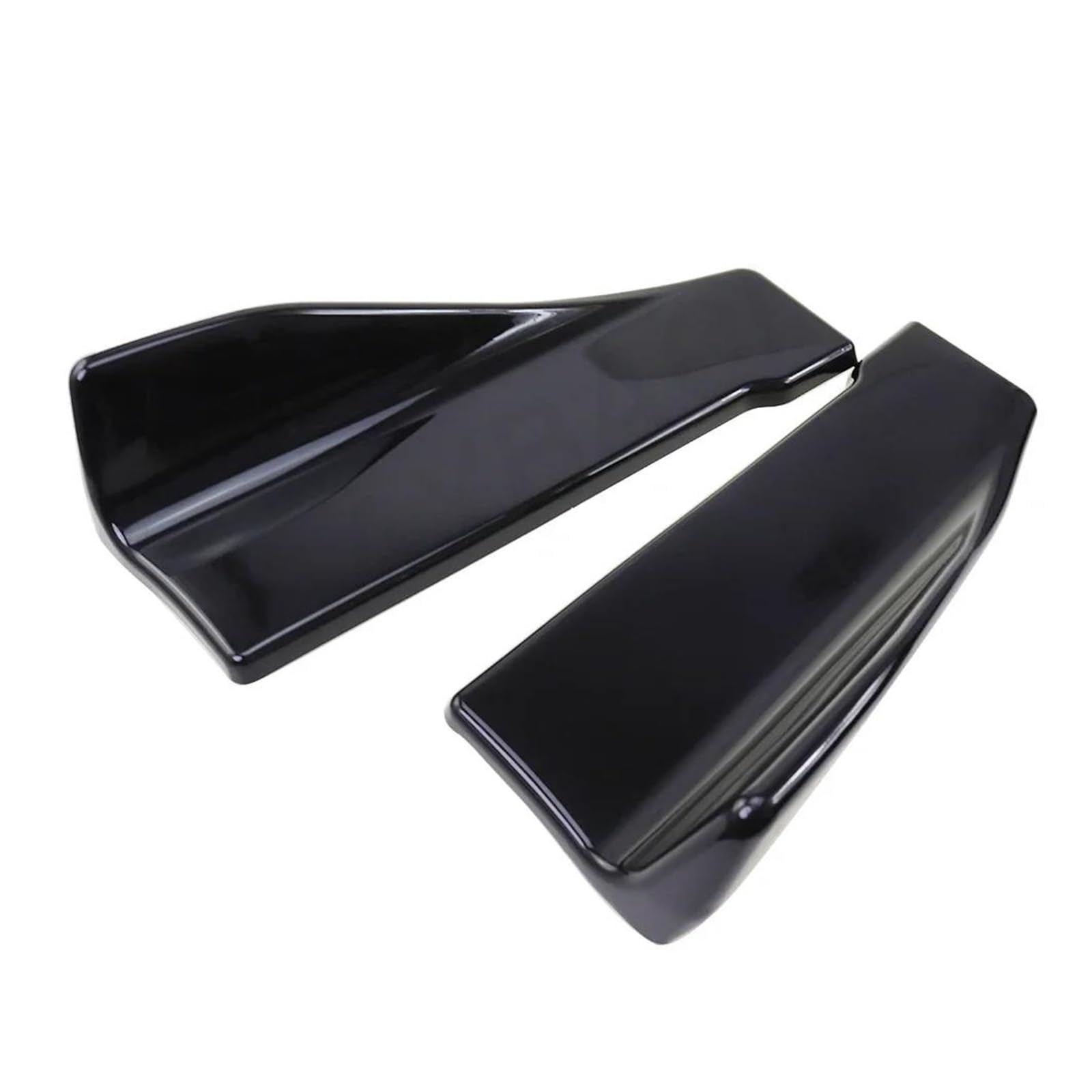 Seitenschweller Splitter 35cm Auto Heckstoßstange Lip Splitter Seitenschweller Verlängerung Body Kit Schutzleisten Universal Für F30 F31 Sport 2013-2019 Seitenschürze(Schwarz) von ODKBFG
