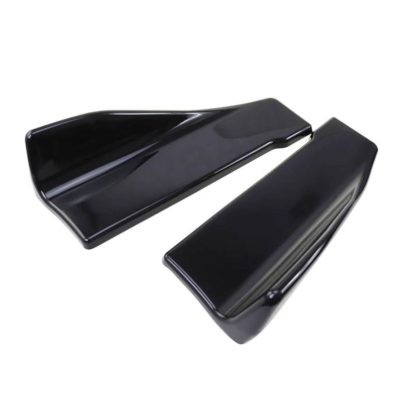 Seitenschweller Splitter 35cm Auto Heckstoßstange Lip Splitter Seitenschweller Verlängerung Body Kit Schutzleisten Universal Für F30 F31 Sport 2013-2019 Seitenschürze(Schwarz) von ODKBFG