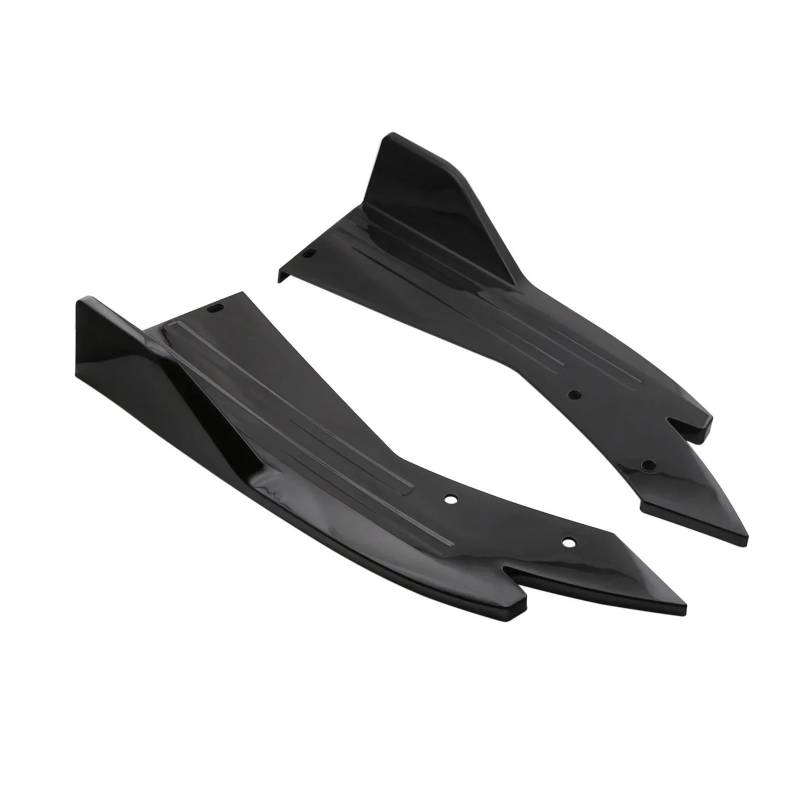 Seitenschweller Splitter 48cm Universal Für Chrysler 300 300C Für SRT8 Autozubehör Heckstoßstangenschutz Canards Splitter Seitenschwellerschutz Body Kits Seitenschürze(Glossy Black) von ODKBFG