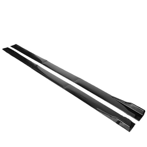 Seitenschweller Splitter 6 STÜCKE 2 M 2,2 M Seitenschweller Verlängerung Schweller Lippe Flügel Splitter Auf Stoßstange Für Benz W205 W204 W203 W211 W212 W213 Für CLA Für GLA Seitenschürze(2.2m Bright von ODKBFG