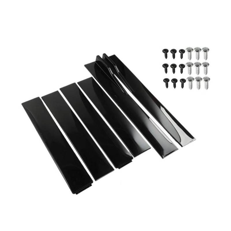 Seitenschweller Splitter 6 STÜCKE 2 M 2.2 M Universal Auto Styling Seitenschweller Verlängerung Rocker Panels Lip Wing Splitter Auf Stoßstange Seitenschürze(2m Carbon Fiber) von ODKBFG