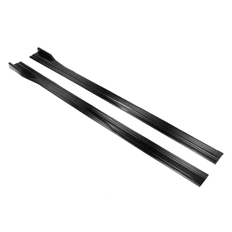 Seitenschweller Splitter 8 STÜCKE Universal 2 M/2,18 M Universal Für Seitenschweller Verlängerung Kipphebel Lip Separator Stoßstange Seitenschürze(2.18mCarbon Fiber) von ODKBFG