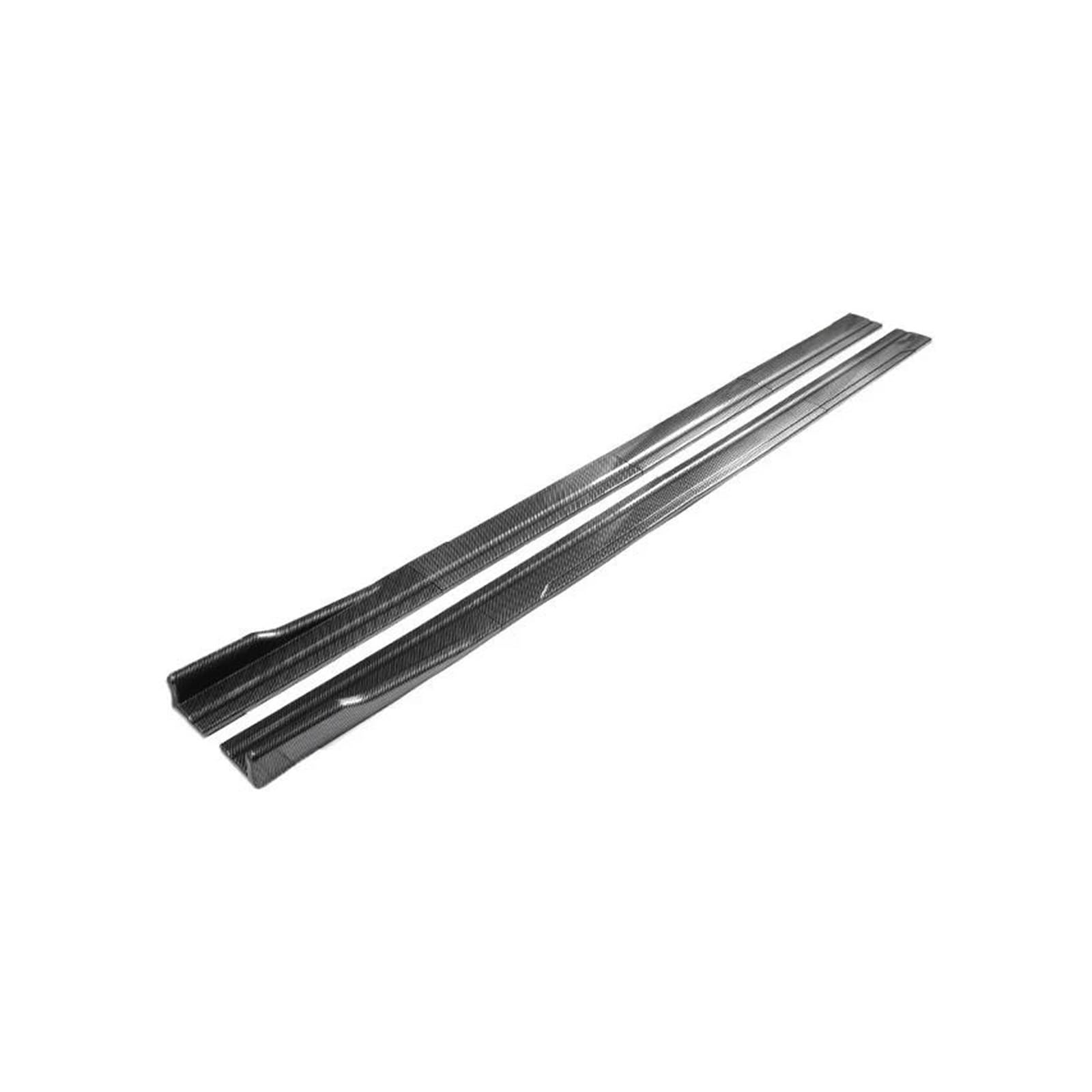 Seitenschweller Splitter 8 STÜCKE Universal 2 M/2,18 M Universal Side Rock Erweiterung Rocker Platte Lip Separator Stoßstange Für Nissan Seitenschürze(2m Carbon Fiber) von ODKBFG
