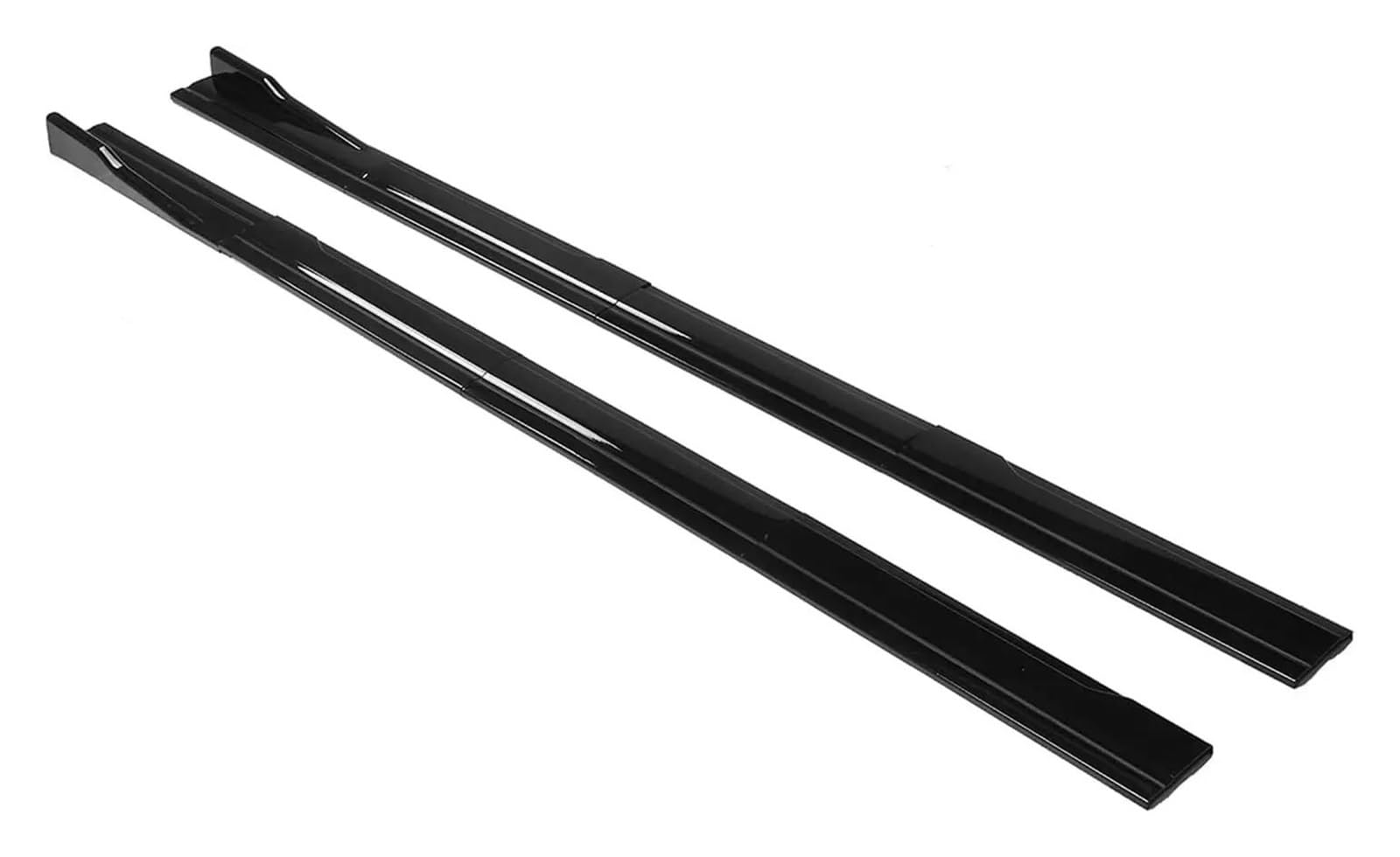 Seitenschweller Splitter 8 Stück 2,2 M Universal Seite Rock Extensions Auto Seite Röcke Winglet Splitter Lip Für Lexus IS200T IS250 IS350 ISF GS350 GS450H NX200T Seitenschürze(Glossy Black) von ODKBFG