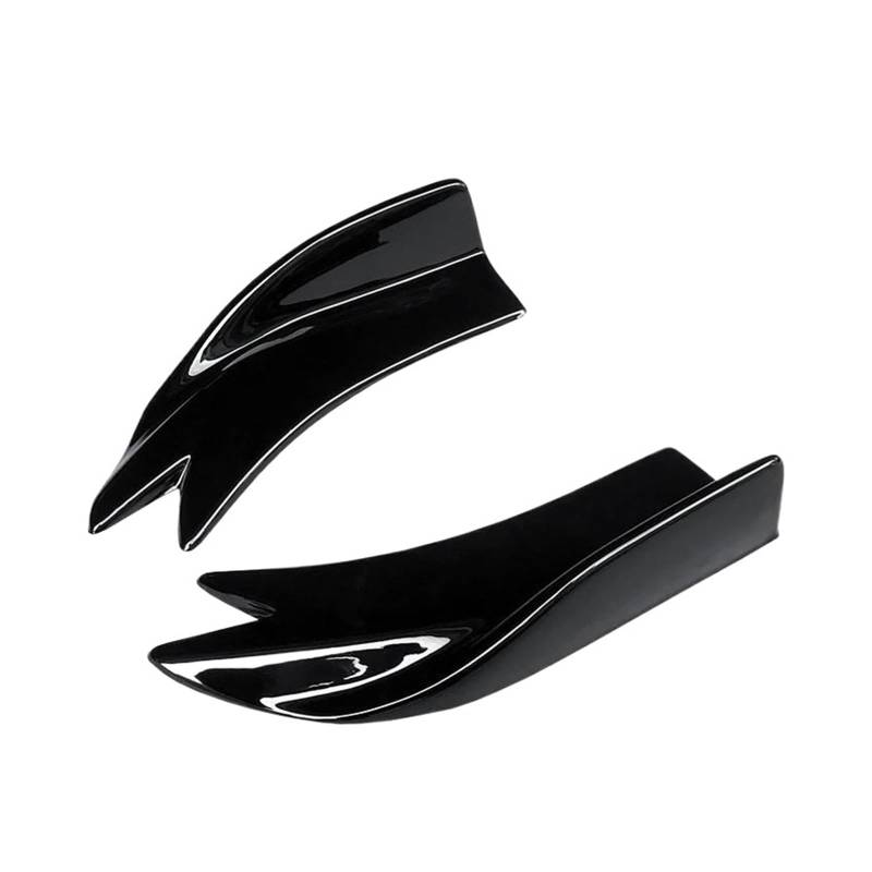 Seitenschweller Splitter Auto Heckstoßstange Splitter Schürzen Kofferraumlippe Spoiler Canard Flügel Diffusor Wrap Winkelschutz ABS Für Lexus CT200h 2011-2022 Seitenschürze(Gloss Black) von ODKBFG