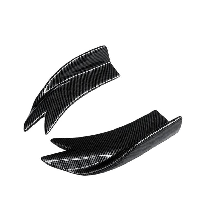 Seitenschweller Splitter Auto Heckstoßstangensplitter Schürzen Eckspachtel Lippenwickel Diffusor Kofferraum Für Benz Für GLA Klasse X156 Für GLA45 Für GLA200 260 2015-2023 Seitenschürze(Kohlefaser-Opt von ODKBFG