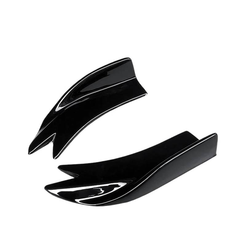 Seitenschweller Splitter Auto Heckstoßstangensplitter Schürzen Eckspachtel Lippenwickel Diffusor Kofferraum Für Benz Für GLA Klasse X156 Für GLA45 Für GLA200 260 2015-2023 Seitenschürze(Gloss Black) von ODKBFG
