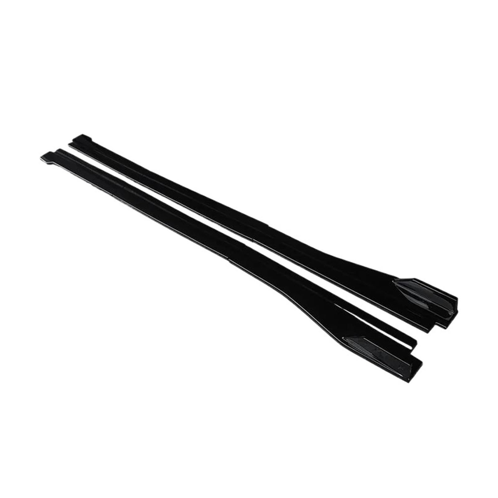 Seitenschweller Splitter Auto Seitenschweller Verlängerung Splitter Winglet Seitenflügel Stoßstangenlippe Carbon Look Für Benz Für CLA45 180 200 220 250 260 2013-2022 Seitenschürze(Gloss Black) von ODKBFG