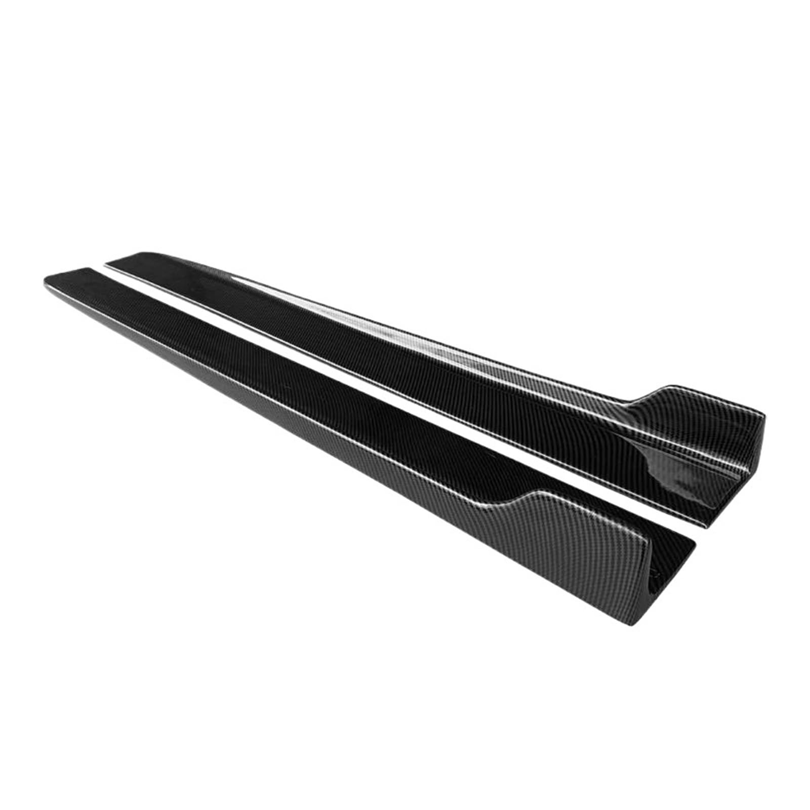Seitenschweller Splitter Auto Seitenschweller Verlängerung Splitter Winglet Seitenflügel Stoßstangenlippe Für 3er G20 G28 330i 320i 325i 2019-2023 ABS Seitenschürze(Kohlefaser-Optik) von ODKBFG