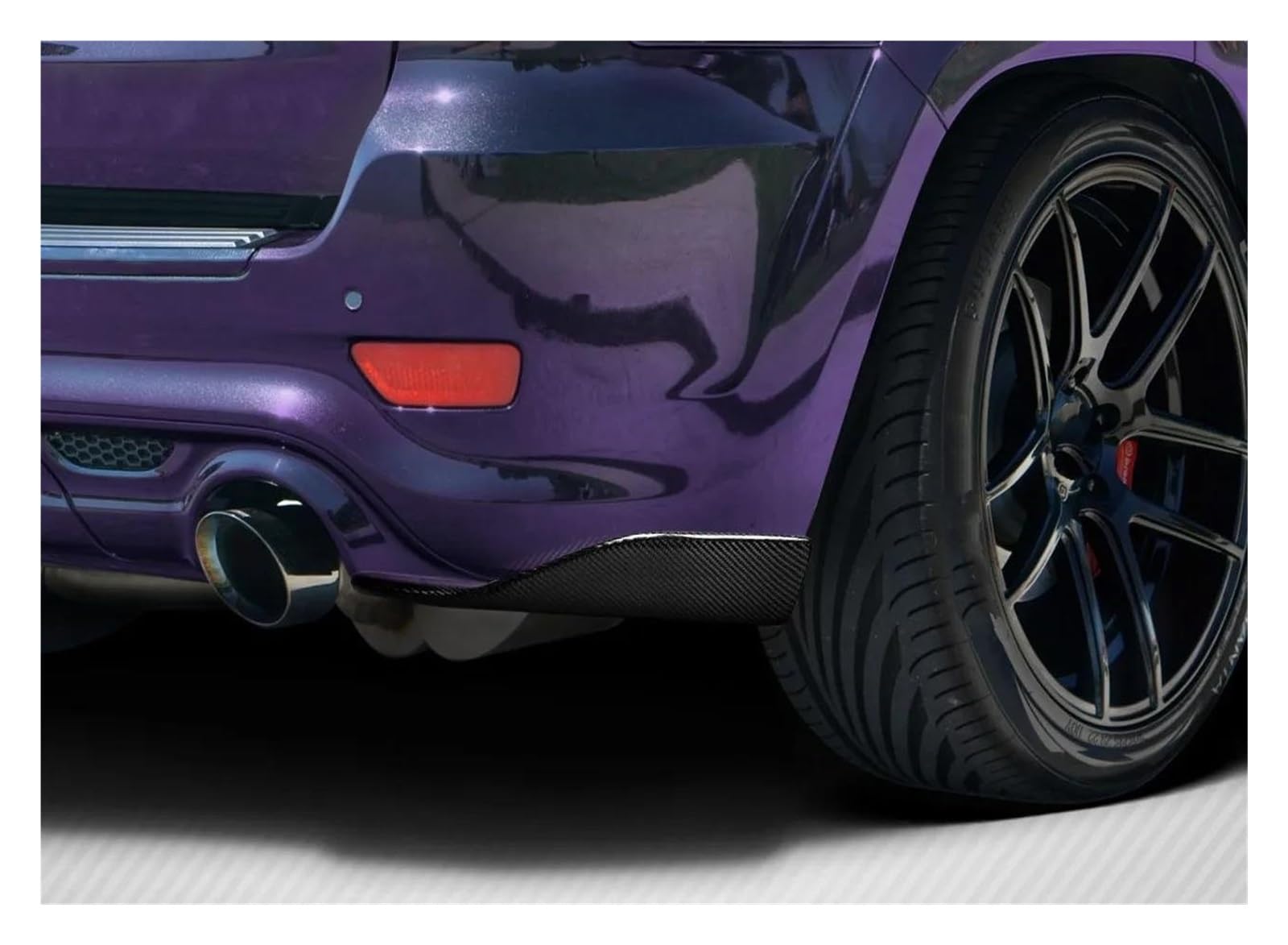 Seitenschweller Splitter Auto-Seitenschweller-Verlängerungssplitter Für Jeep Für Grand Für Cherokee Für SRT Für SRT8 Für Trackhawk Plattenlippenstoßstangen-Winglet-Body-Kit Seitenschürze(B Carbon Fibe Seitenschweller Splitter Auto-Seitenschweller-Verlängerungssplitter Für Jeep Für Grand Für Cherokee Für SRT Für SRT8 Für Trackhawk Plattenlippenstoßstangen-Winglet-Body-Kit Seitenschürze(B Carbon Fibe von ODKBFG
