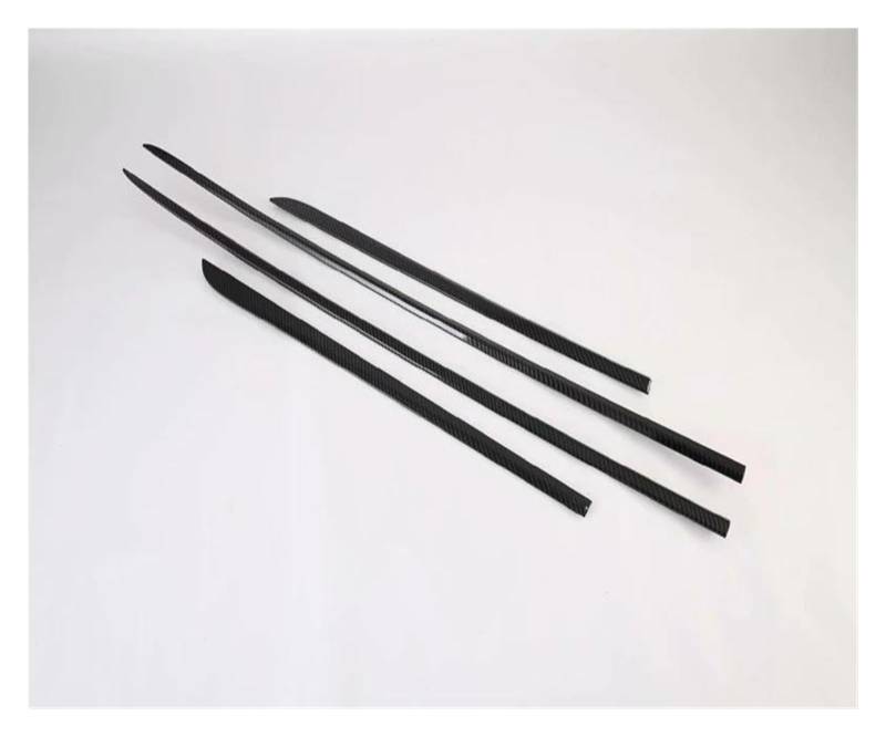 Seitenschweller Splitter Autozubehör Carbon Fiber Style Seitentür Körperform Zierleiste Für Kia K7 Für Cadenza (YG) 2018-2021 Seitenschürze(ABS Chrome) von ODKBFG