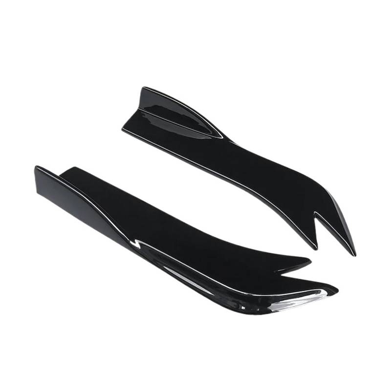Seitenschweller Splitter Car Wrap Angle Splitters Trunk Lip Spoiler Canard Wing Body Spoiler Anti-Crash Diffusor Für Lexus RC 200 300 350 2014-2021 Seitenschürze(Gloss Black) von ODKBFG