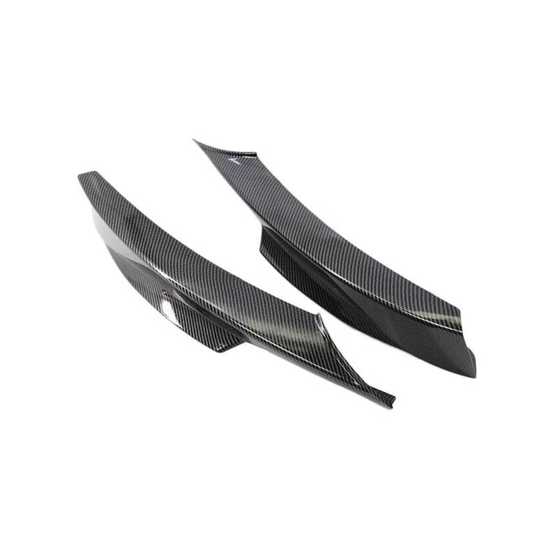 Seitenschweller Splitter Für 3 Serie E90 320i 330i Tech LCI 2009 2010 2011 2012 Nebelscheinwerferabdeckung Trim Front Canards Splitter Zubehör Seitenschürze(Carbon Look) von ODKBFG