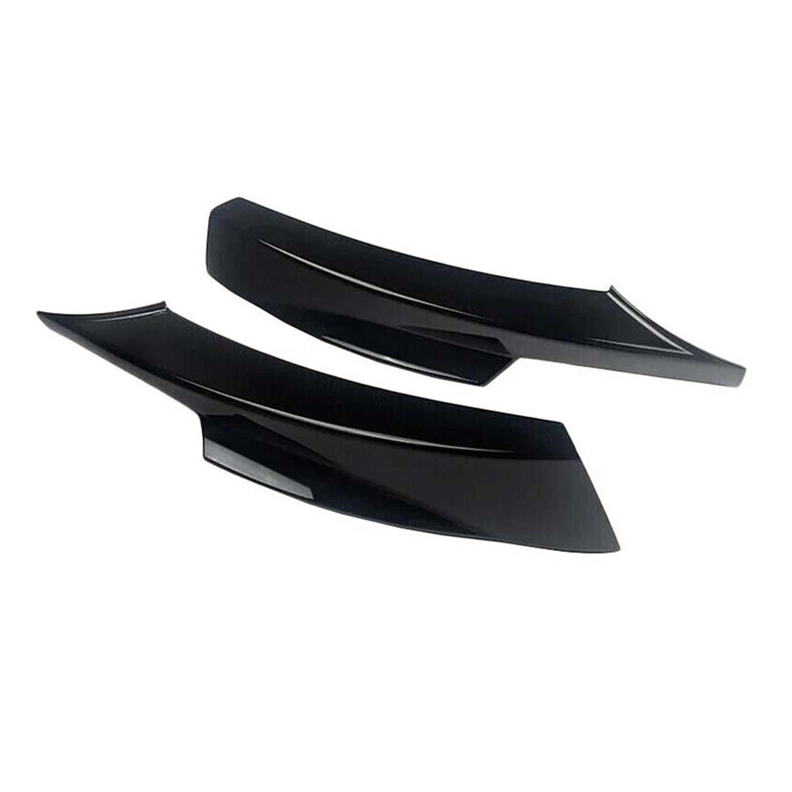 Seitenschweller Splitter Für 3 Serie E90 320i 330i Tech LCI 2009 2010 2011 2012 Nebelscheinwerferabdeckung Trim Front Canards Splitter Zubehör Seitenschürze(Schwarz) von ODKBFG