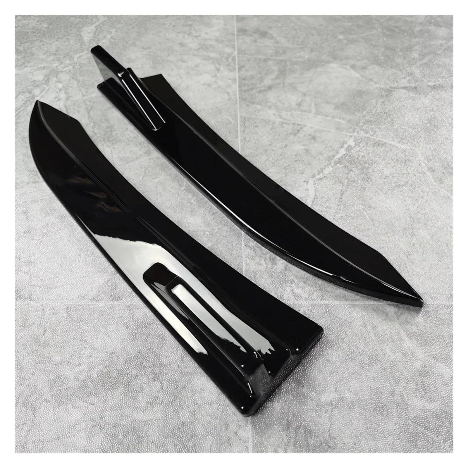 Seitenschweller Splitter Für F30 3er 320d 325i 330e 330d 340i Sport 2012-2019 Bodykits Tuning GT Style Heckstoßstangendiffusor Seitensplitterverkleidung Seitenschürze(Gloss Black) von ODKBFG