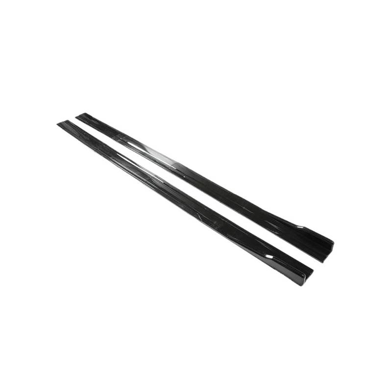 Seitenschweller Splitter Für Ford Auto Seite Rock Einstellbare Stoßstange Carbon Faser Modifiedextension Rocker Platte Lip Seitenschürze(2.18m Bright Black) von ODKBFG