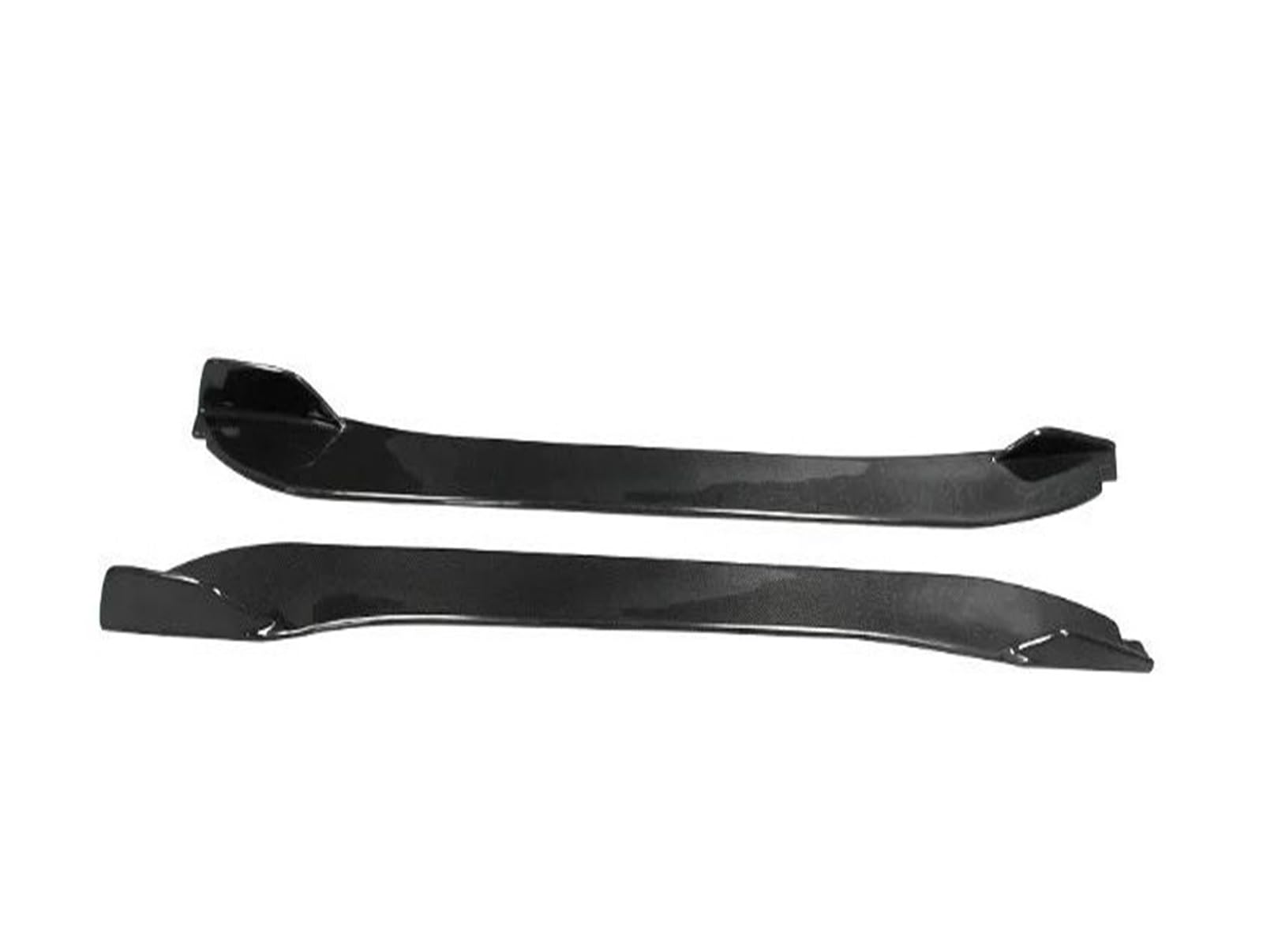 Seitenschweller Splitter Für Jaguar Für F-Type 2013-2019 Auto Frontlippe Heckdiffusor Spoiler Seitenschweller Body Kit Schutz Kohlefaser Seitenschürze(Side Skirt) von ODKBFG