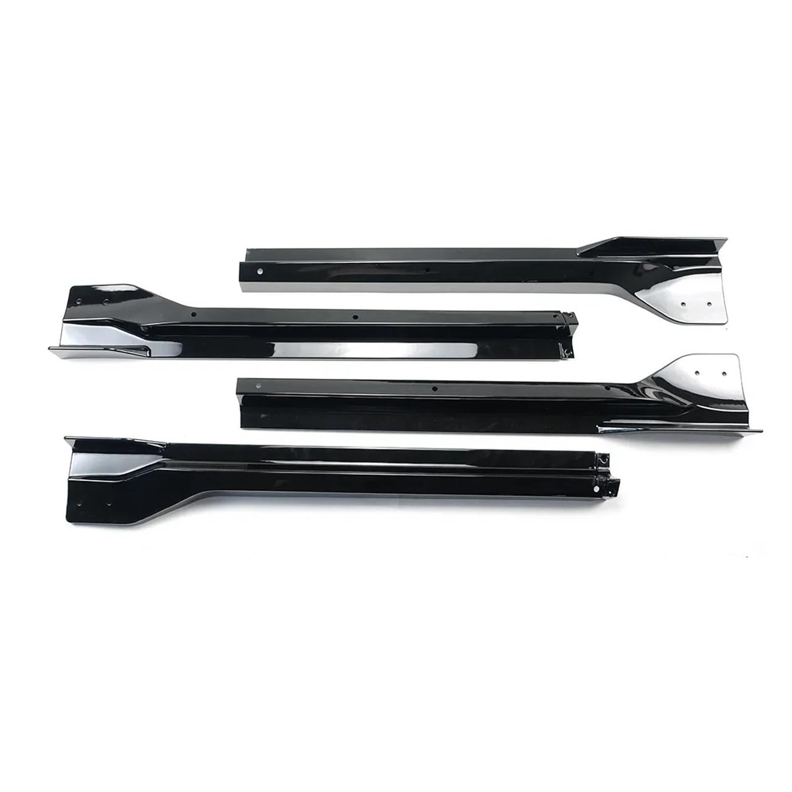 Seitenschweller Splitter Für Jeep Für Grand Für Cherokee Für SRT/Für SRT8/Wk2 2012-2021 Auto Seitenschweller Verlängerung Splitter Lip Spoiler Diffusor Zubehör Seitenschürze(Glossy Black) von ODKBFG
