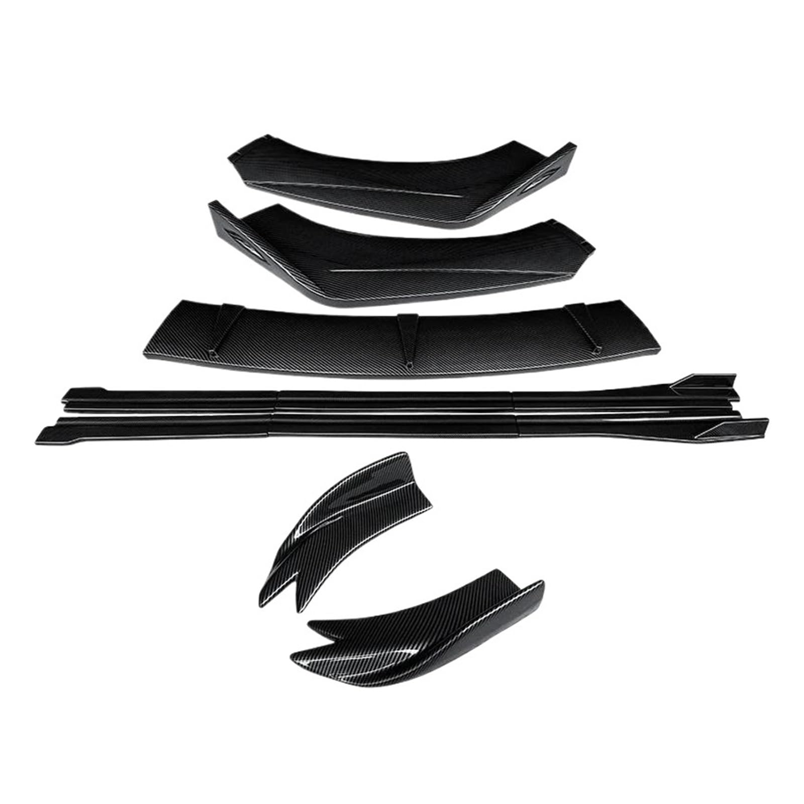 Seitenschweller Splitter Für Lexus CT200h 2011-2022 Auto Front Stoßstange Splitter Lip Body Kit Spoiler Seitenschweller Erweiterungen Hinten Wrap Winkel Shark Fins ABS Seitenschürze(Kohlefaser-Optik) Seitenschweller Splitter Für Lexus CT200h 2011-2022 Auto Front Stoßstange Splitter Lip Body Kit Spoiler Seitenschweller Erweiterungen Hinten Wrap Winkel Shark Fins ABS Seitenschürze(Kohlefaser-Optik) von ODKBFG
