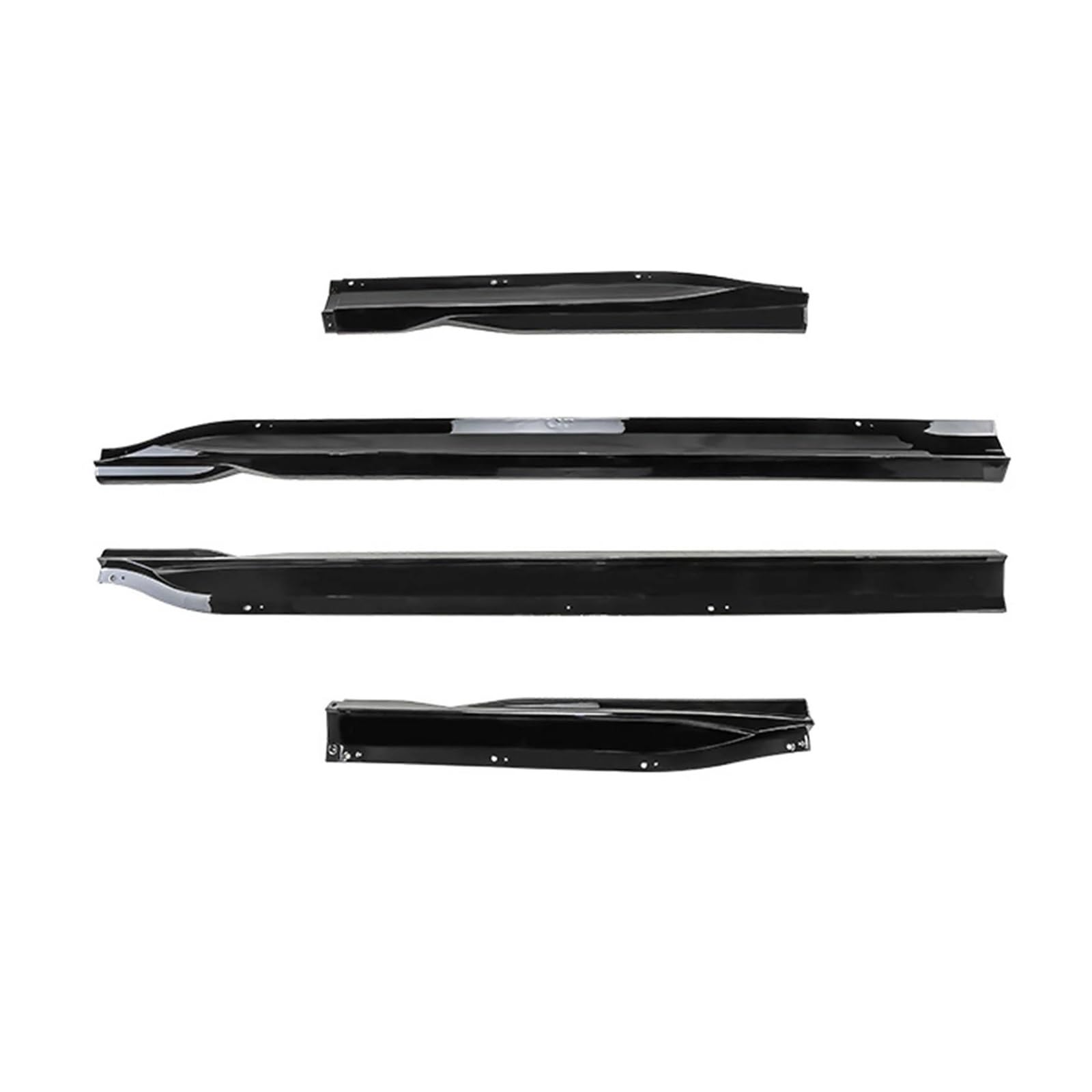 Seitenschweller Splitter Für M3 G80 G81 2021 2022 2023 EIN Set Auto Seitenschweller Spoiler Splitter Diffusor Body Kit Schutz Carbon Fiber Look Seitenschürze(Glossy Black) von ODKBFG