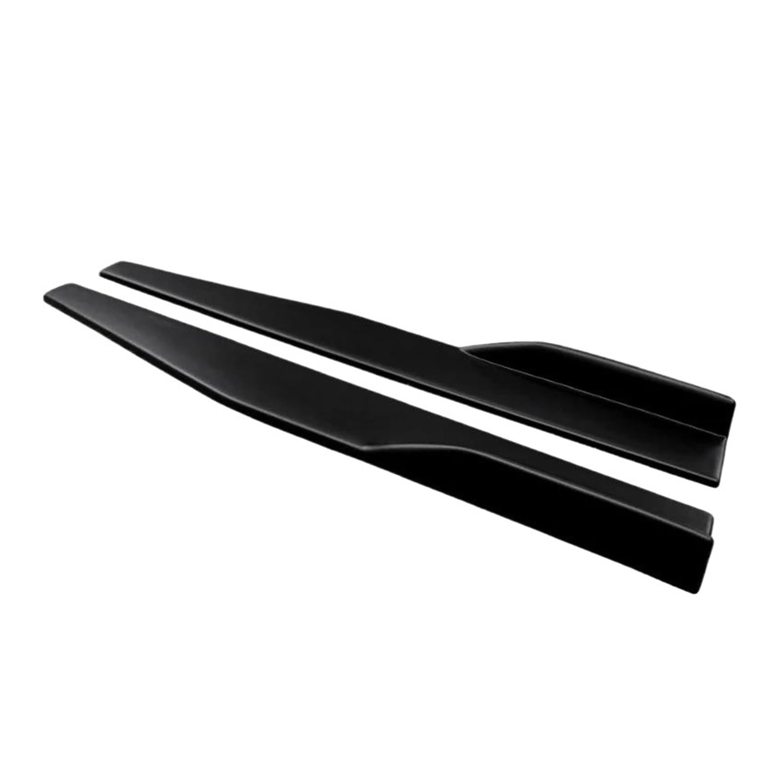 Seitenschweller Splitter Für Mondeo 2013-2020 75cm Auto Links Rechts Seitenschweller Carbon Fiber ABS Stoßstange Diffusor Spoiler Schürzen Flügel Erweiterungen Seitenschürze(Matt-schwarz) von ODKBFG