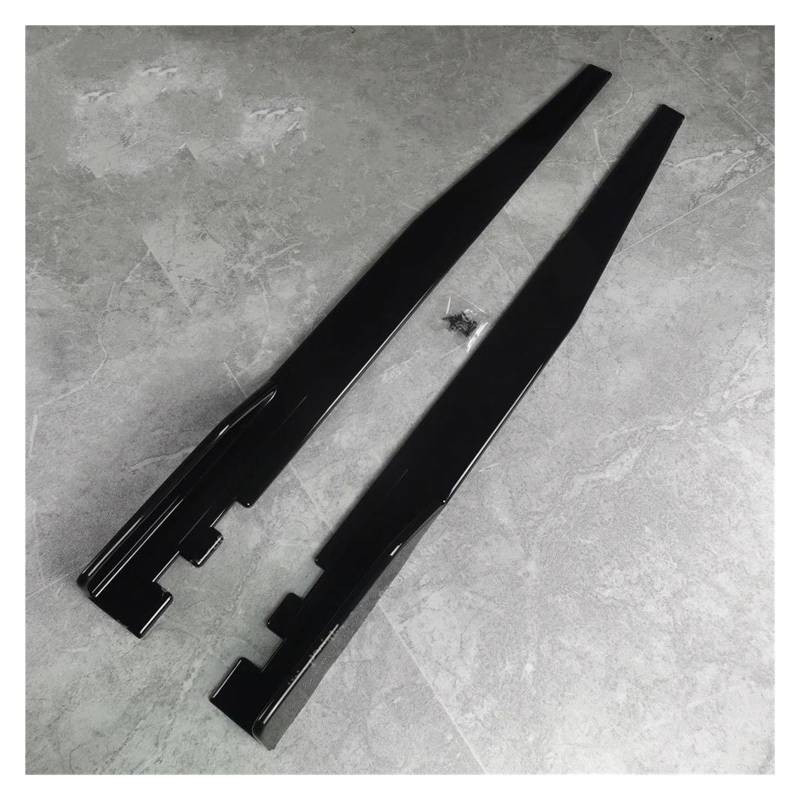 Seitenschweller Splitter Für Subaru XV/Für Crosstrek 1,6i 2,0d 2,0R Für E-Boxer 2018-2014 Bodykits Tuning Seite Röcke Erweiterung Rocker Panels Lip Splitter Seitenschürze(Gloss Black Unpaint) von ODKBFG