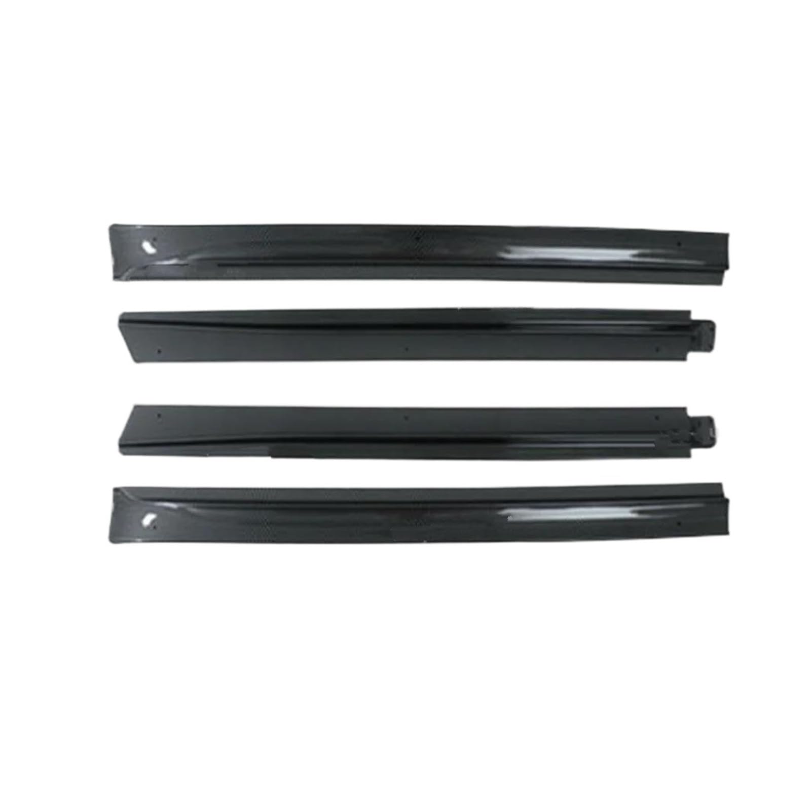 Seitenschweller Splitter Für Tesla Für Modell Y 2017-2024 Body Kits Kunststoff Seite Splitter Lip Trims Carbon Schwarz Auto Zubehör ABS Racing Seite Rock Seitenschürze(OG Matte Carbon) von ODKBFG
